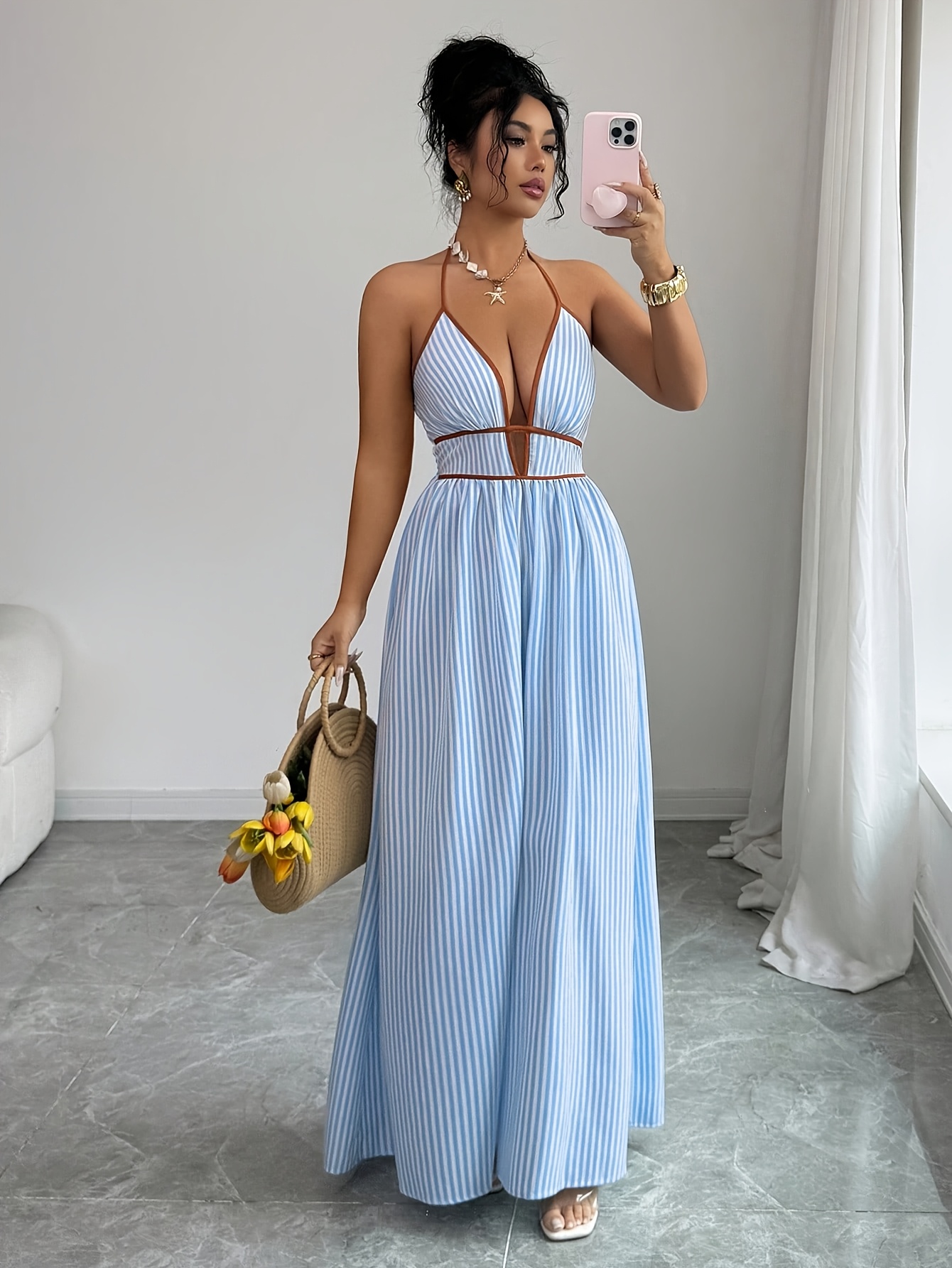 beach party dresses Backless summer party maxi dress I Love that Boho main image 1