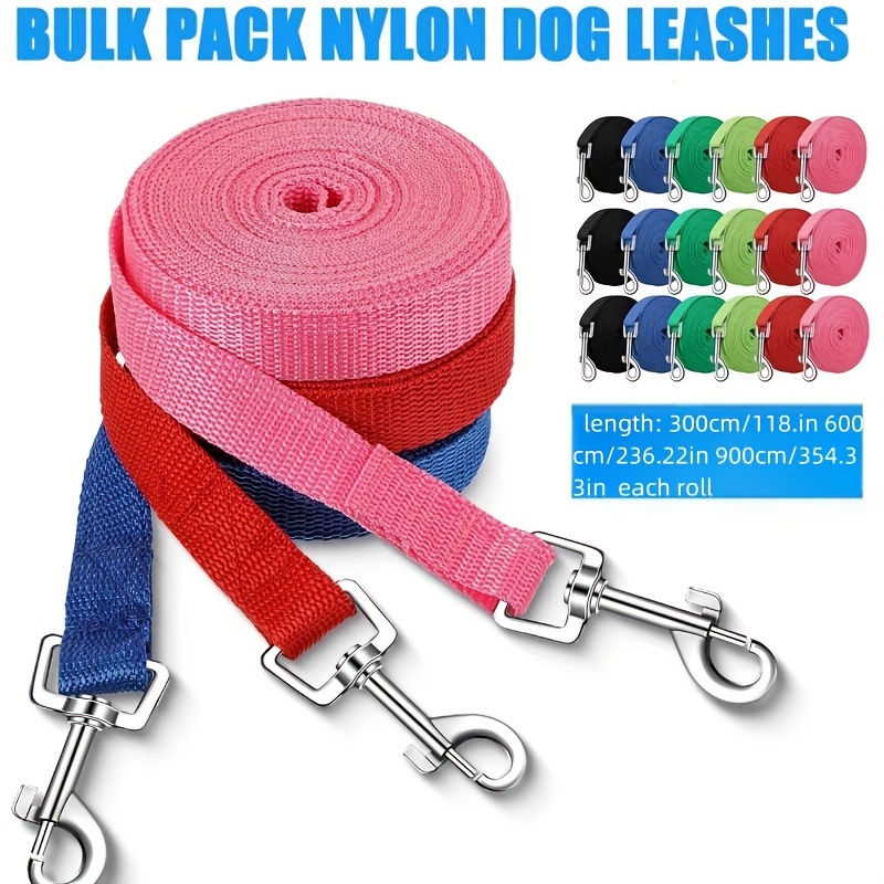 

1pc Nylon Dog Training Leash Walking Pet Leash Long Lanyard Great For Training, Beach, Yard, Play, Camping