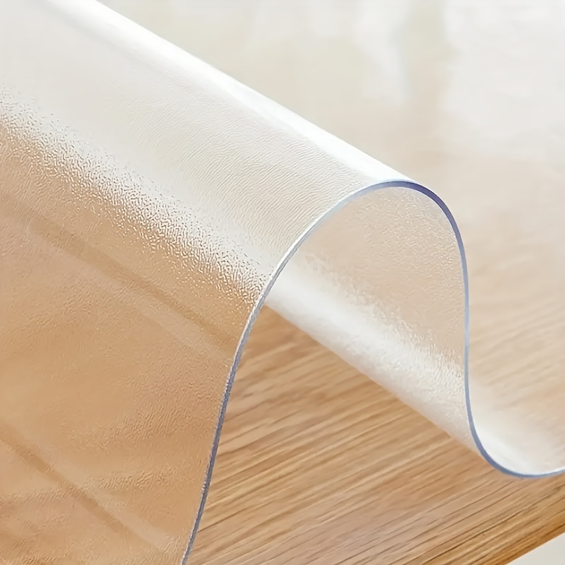 Protector de plástico transparente para mantel de comedor, protector de  mesa de PVC de cristal, protector de mesa rectangular grueso para  escritorio
