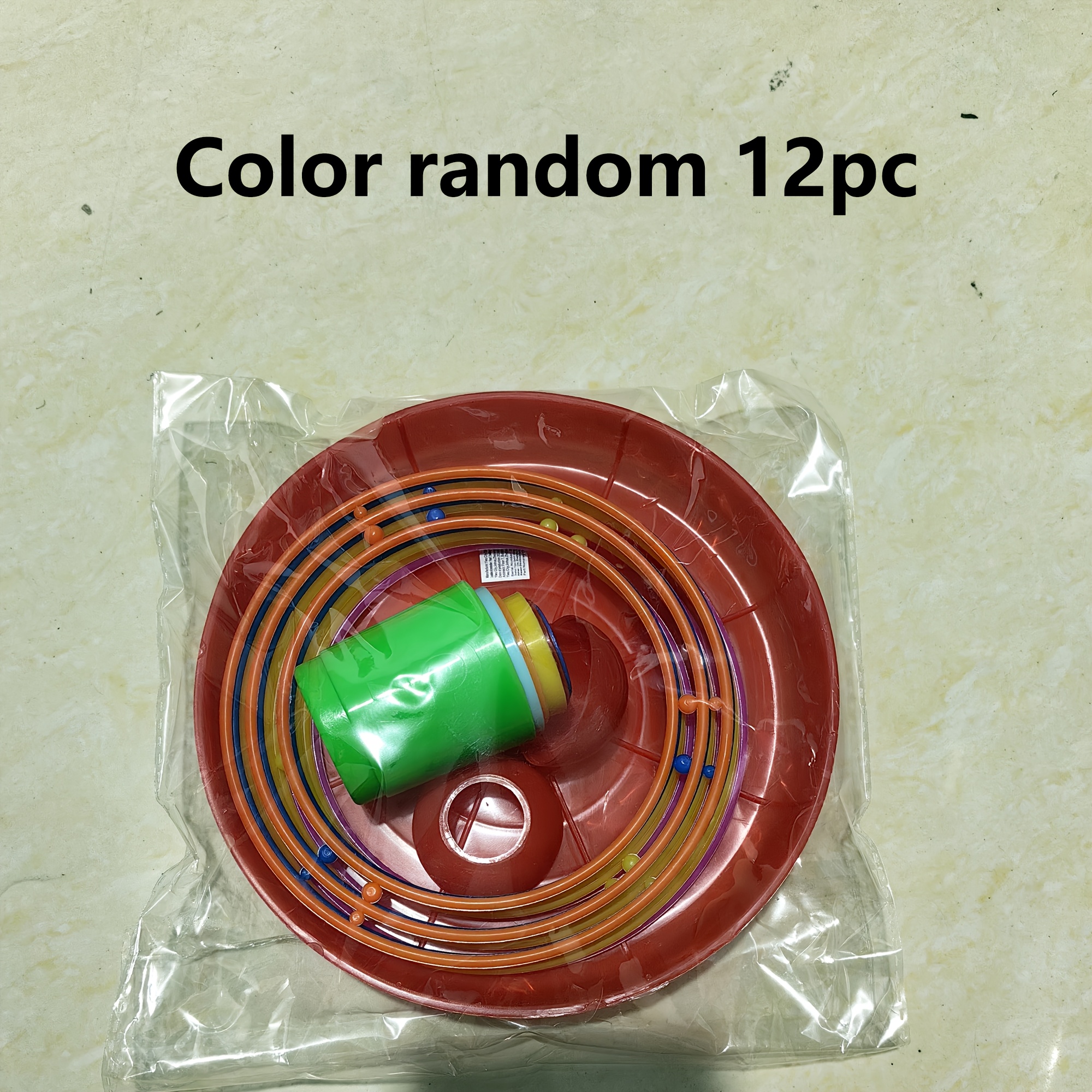 Image of Children's Educational , Home And Kindergarten Edition, Fun Ring Toss And Stacking Toy Accessories, Random Color