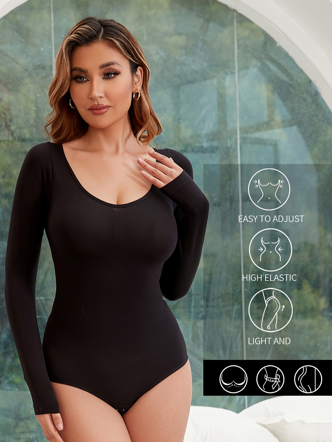 ONEW Strapless Shapewear Bodysuit Tummy Control Full Body Shaper Seamless  Butt Lifter Thigh Slimmer : : Clothing, Shoes & Accessories
