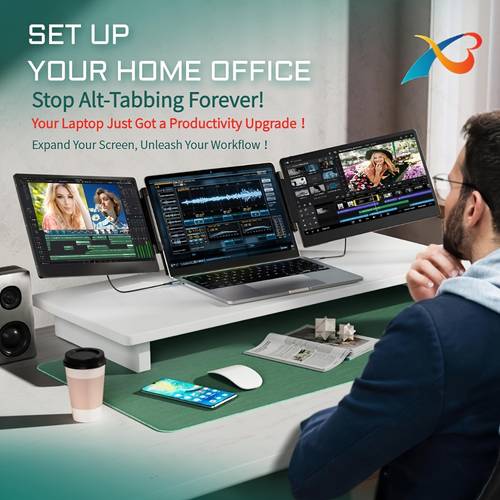 high end ultra hd resolution laptop screen extender with a high end business briefcase suitable for laptops 14 inch fhd 1920 1200p ips portable display ultra thick metal stand suitable for 13 inch 17 inch laptops