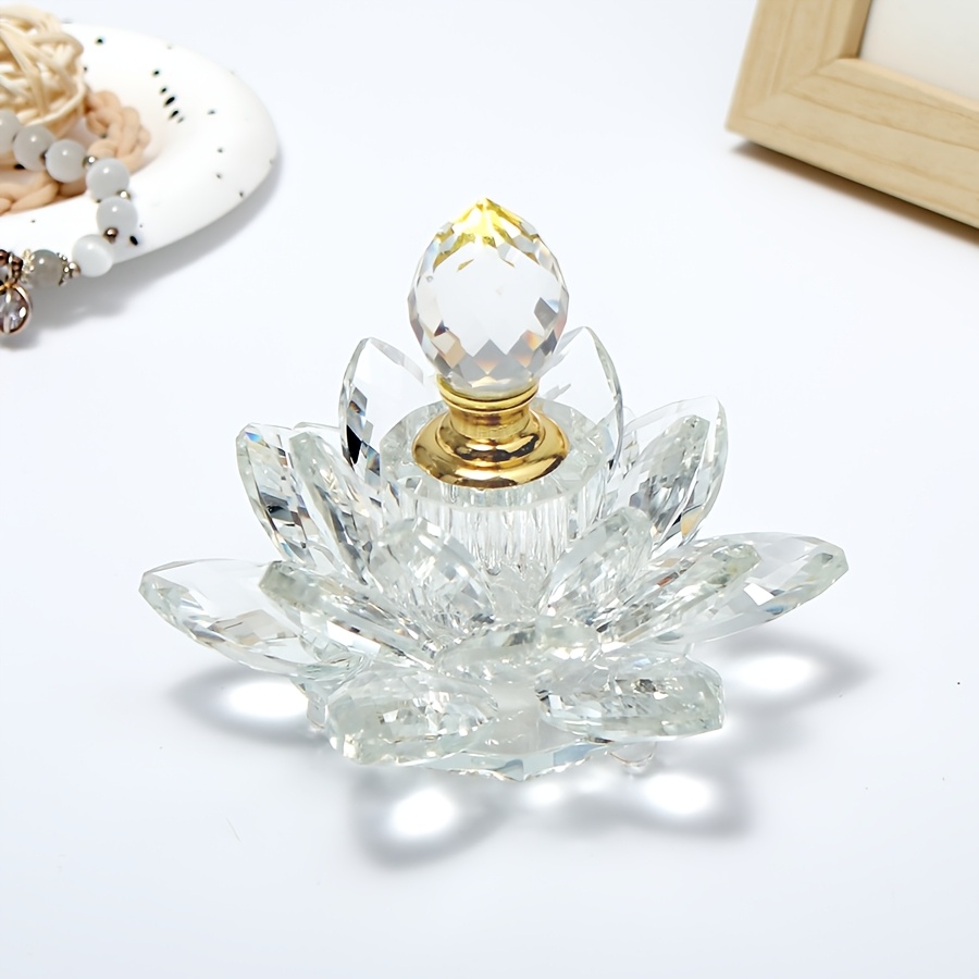 Lotus Flower Shaped Perfume Bottle 1Pc Lotus Shaped Perfume Bottle