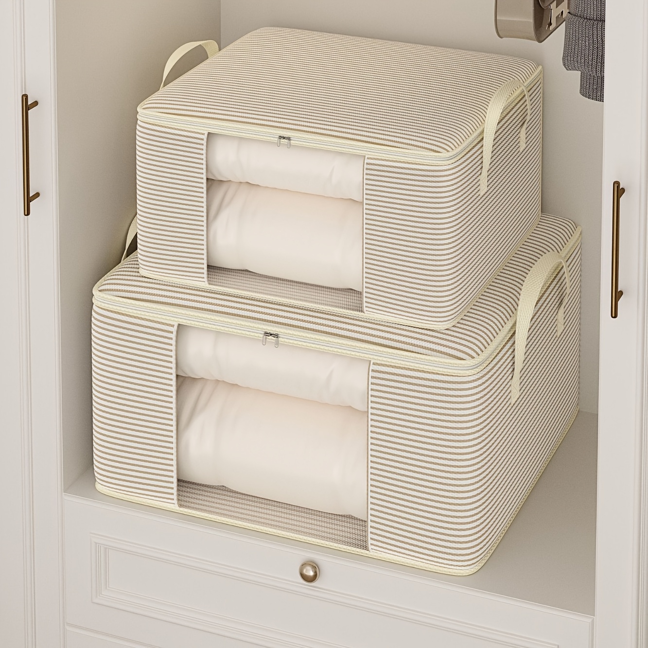 3pcs Extra Large Storage Bag for Quilt and Clothes