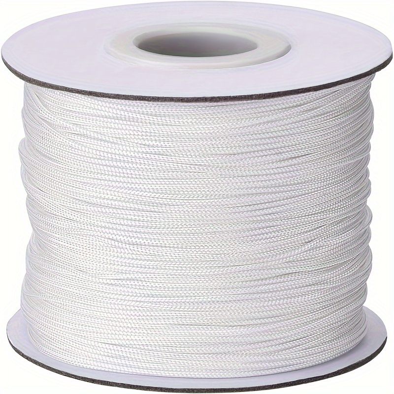 1.0mm White Curtain Cord, 100 Meters