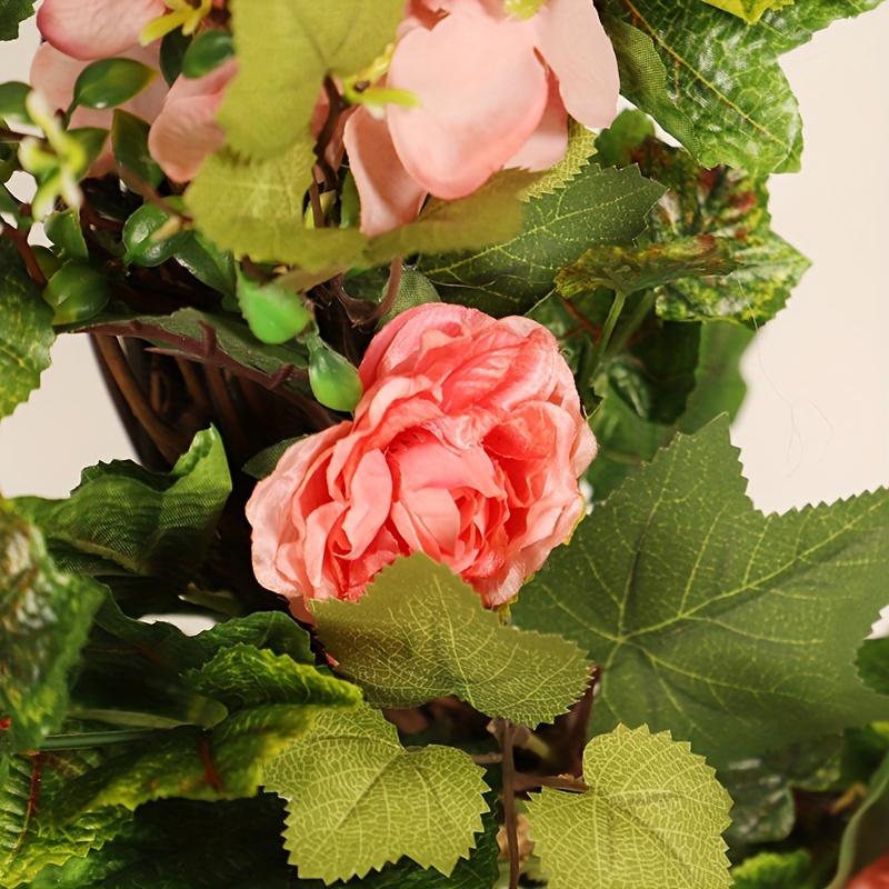 Spring Artificial Imitation Hydrangea Home Decoration Wreath