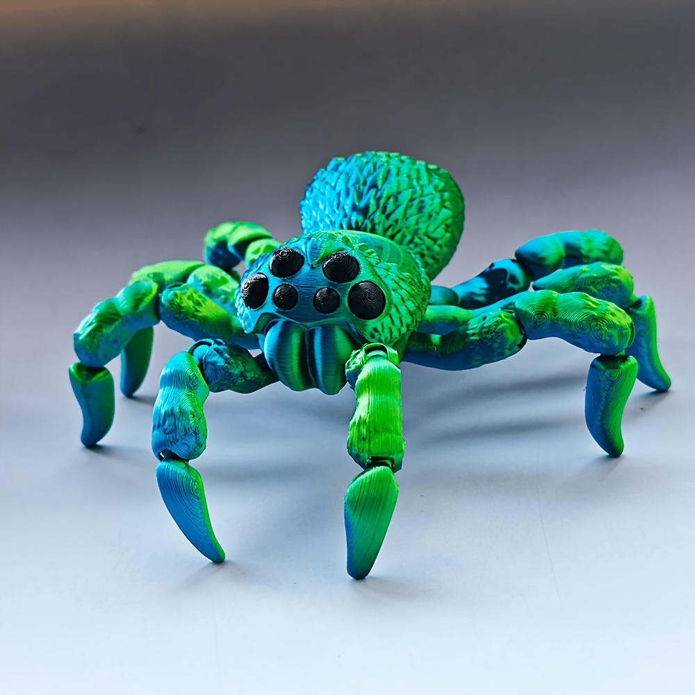 Image of 3d Printed , Perfect For Birthday Christmas. Gift, Fully Articulated, Shimmering Gradient Colors, Random Color, Collectible Figure