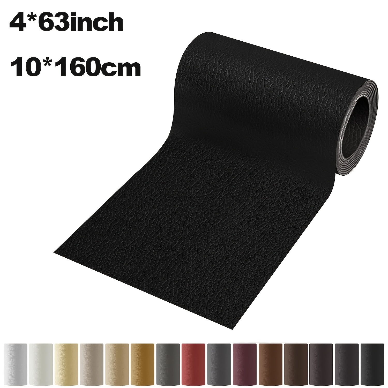 TEMU Self-adhesive 4 Inch Pu Leather Repair Patches - Durable, Easy-to-apply Fix Stickers For Sofa, Chair, Bag, Shoe, Bed, Chair Repair, Sofa Patch,