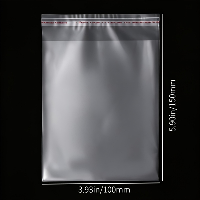 105pcs/transparent Gift Packing Bags Self-adhesive Opp Plastic Bags Jewelry Self-adhesive Cookie Candy Packaging Cellophane Bag