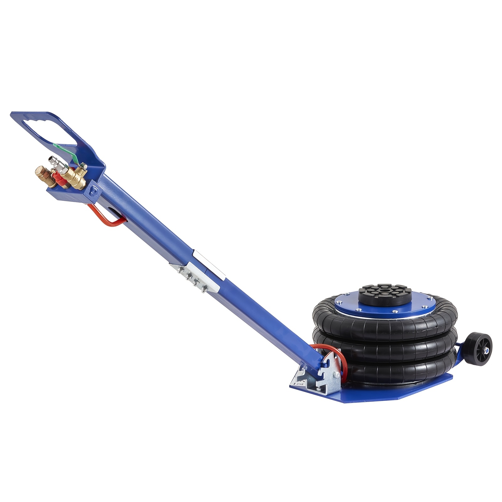 TEMU Happybuy Air Jack, 3 Ton/6600 Lbs Capacity, Design, 17.7" , 3- Lifting, Includes 6 Durable Steel Pipes, Extendable Handles For Vehicle Maintenance