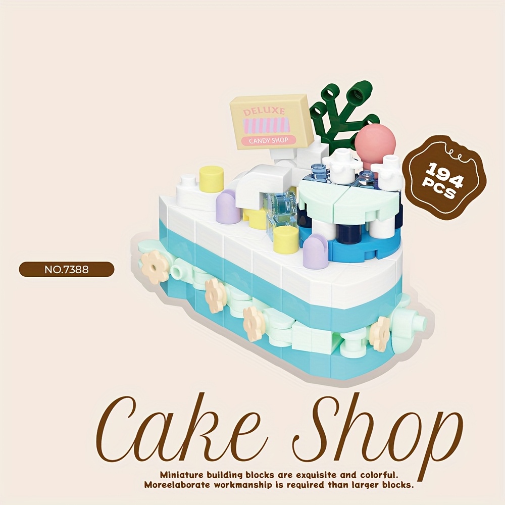 Novel Dessert Model Assembly Toys for Ages 8+