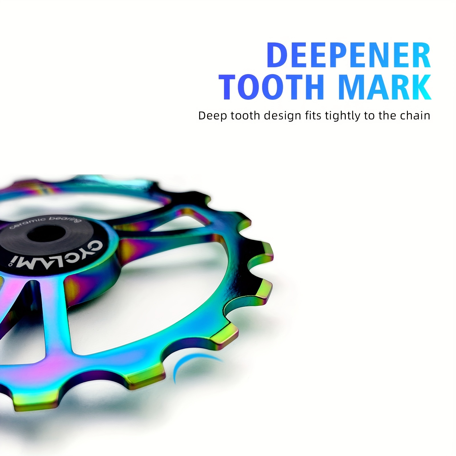 Set 2 Pulegge Deragliatore Posteriore 13T - Alluminio CNC, Cuscinetti Ceramici, Per Cambio Bici 9-12V - Foto 10