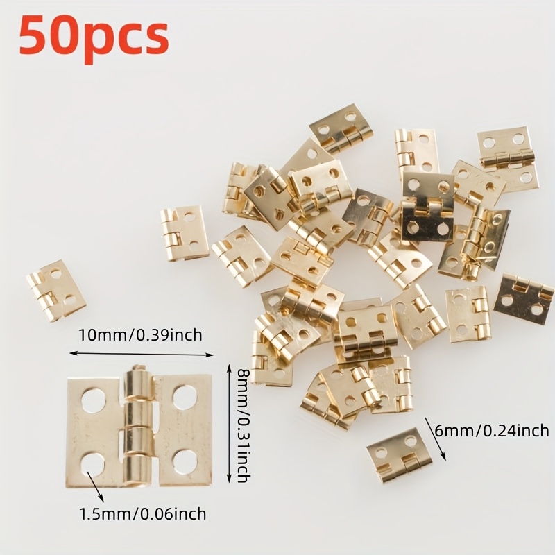 50/100pcs Of 10*8mm Micro All- Box, Small Hinge Small Hinge