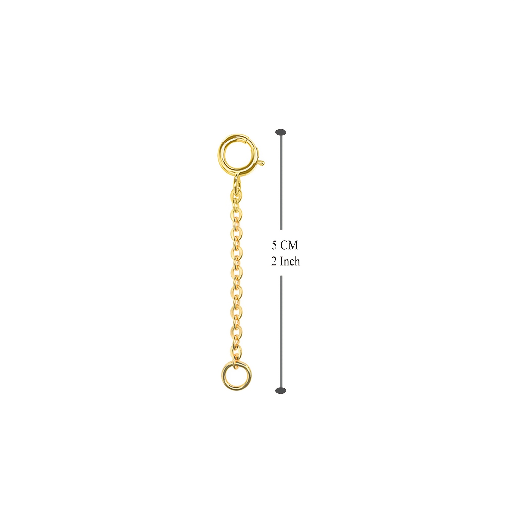 1-9pcs Golden/Silvery Chain Extender Set for Jewellery
