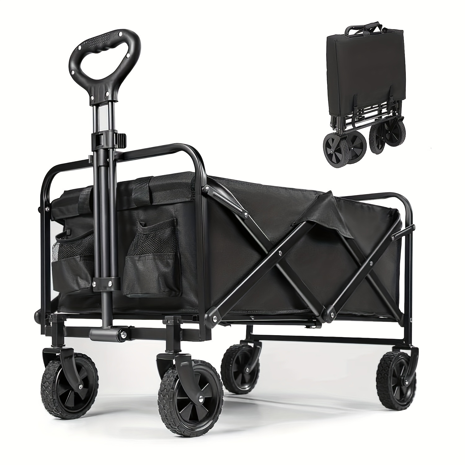 Collapsible Wagon Cart Heavy Duty - Temu