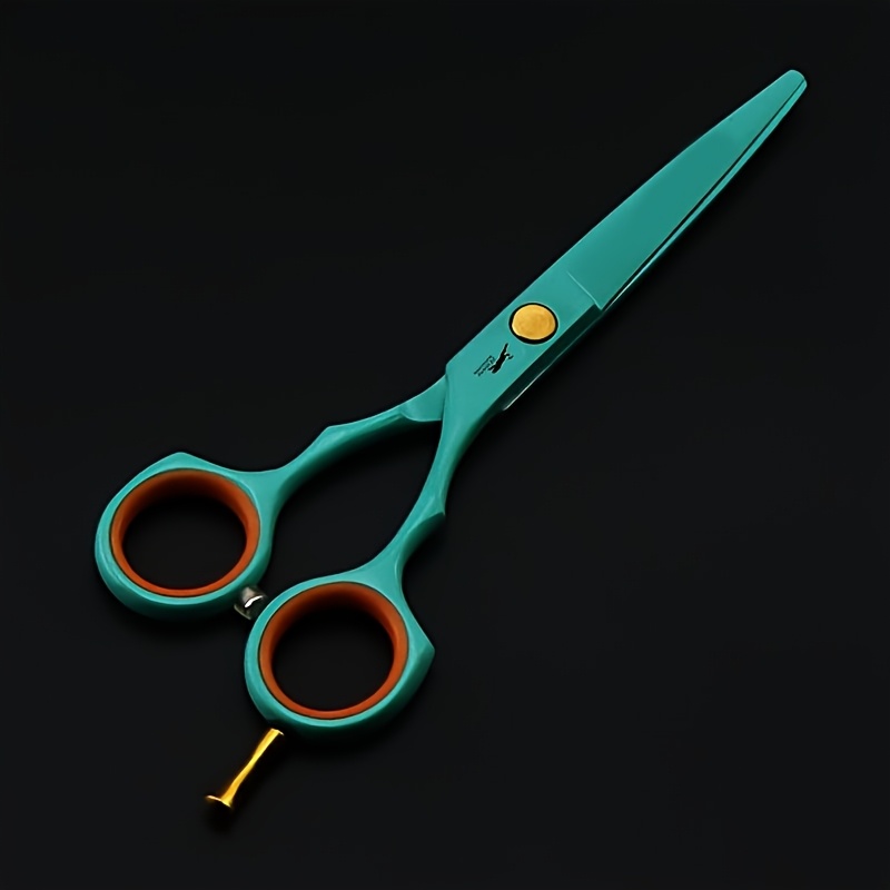E-shop 5,5-Zoll grüne flache Schraub-Haarschneidemaschine von einem erfahrener Friseur sind extrem scharf. Sie bestehen aus 440 Edelstahl und sind