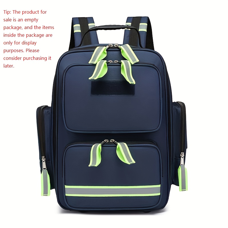 portable emergency first aid kit orange black Temu Belgium