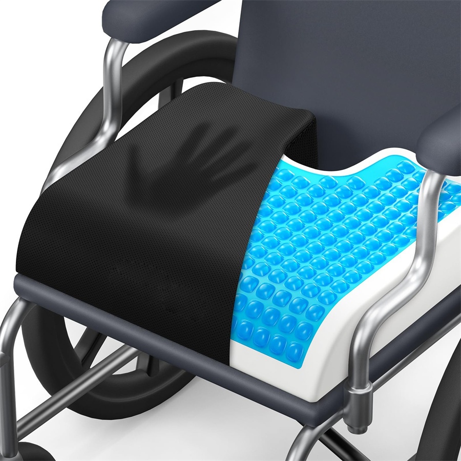 TEMU Gel Seat Cushion, Refreshing, Hip Support Pillow, Ergonomic, Car Seat Cushion, Office Chair Seat Cushion, Office Supplies And Additions, Seat