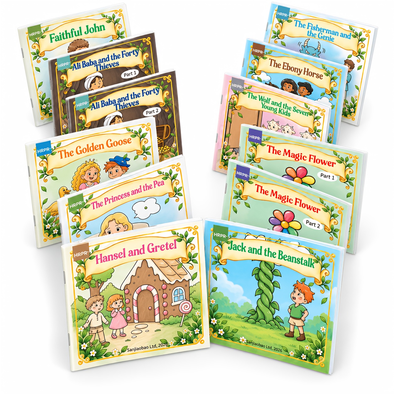 TEMU 10 Assorted English Storybooks For Children, Classic Stories With Easy And Picture-based Learning, Thin And Portable Early Reading Books For