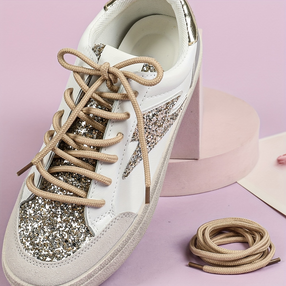 Zapatillas Deportivas Cordones De Colores Para Zapatos 1Par De