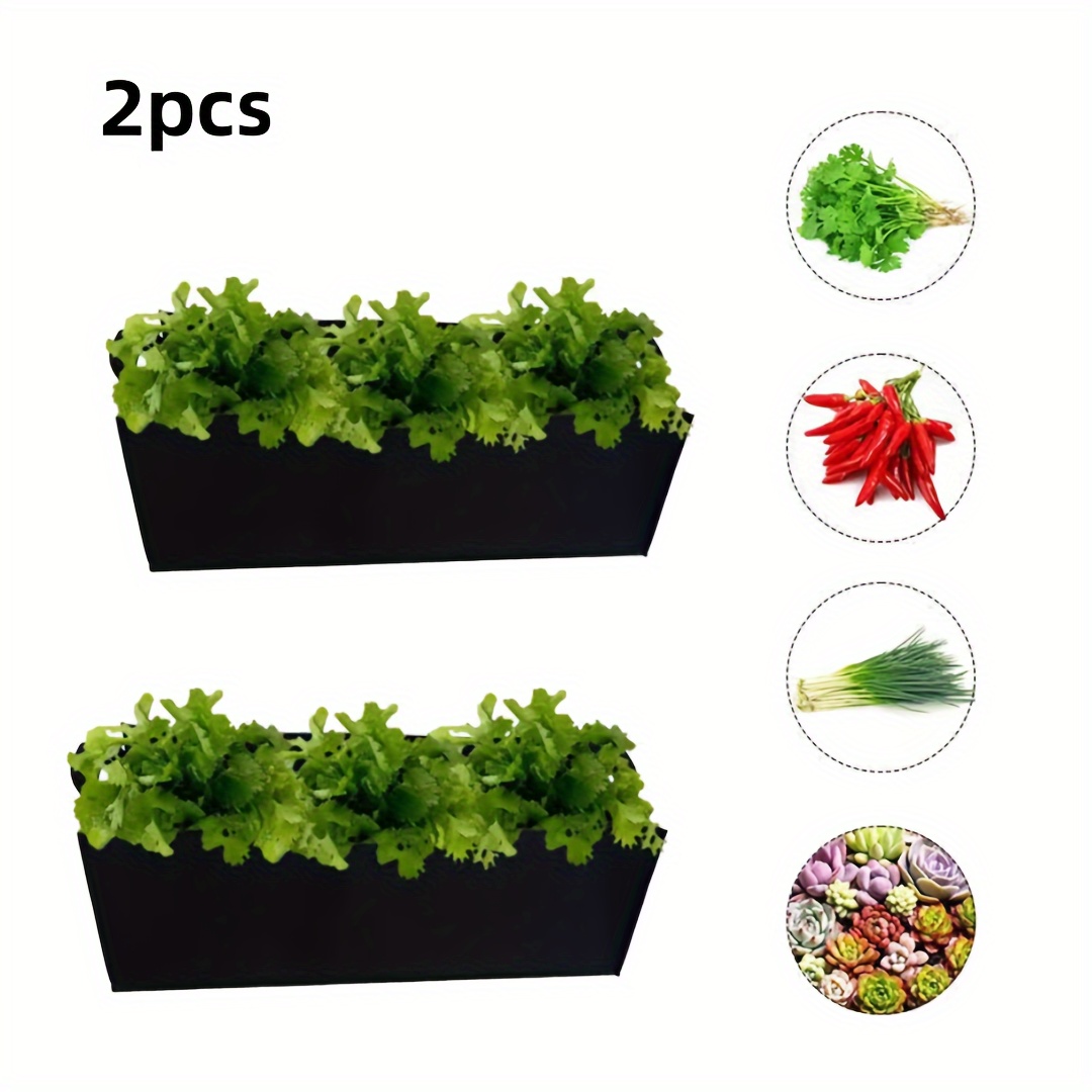 100 Pack Nursery Grow Bags - 6.3x2.7 Inch Non-Woven Plant Bags For Seedlings, Vegetables & Garden - Breathable Mesh Pots