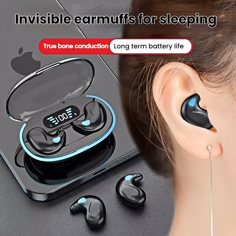 X55 Sleep In-Ear Headphones, Unshakable During Sleep. Suitable for...