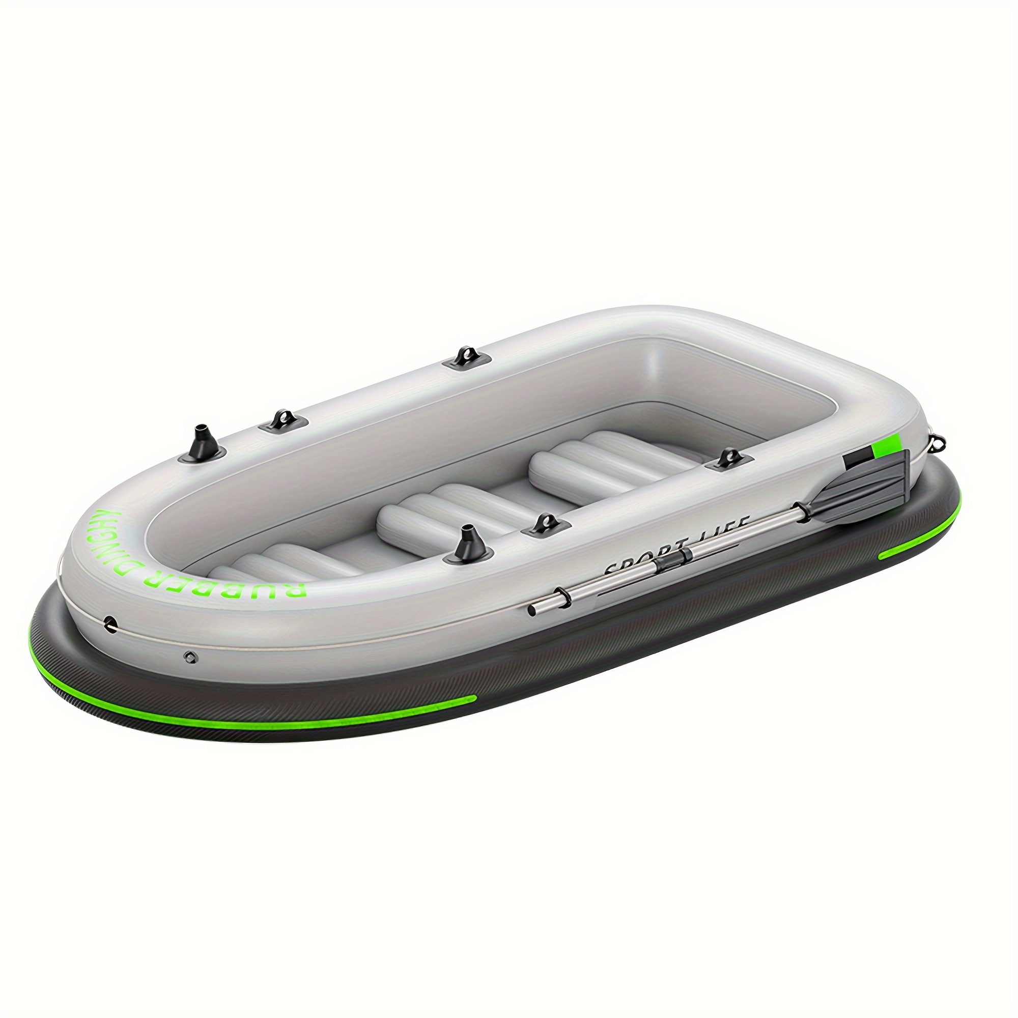 Inflatable Boat Paddle Fishing Inflatable Kayak Canoe Dual - Temu