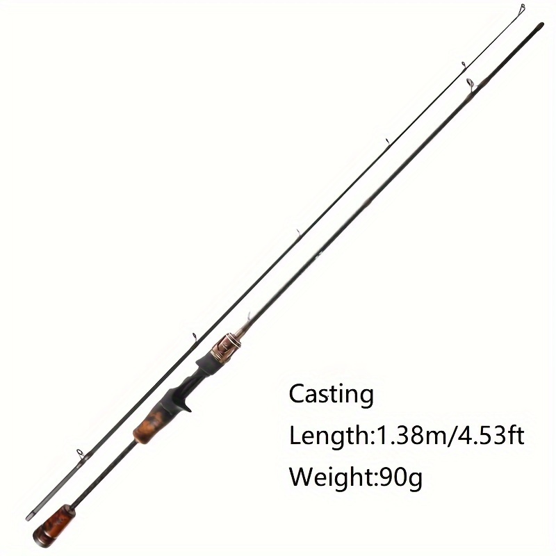 Catch.u Fishing Rod Carbon Fiber Ultra Light Spinning Casting Fishing Pole  Bait WT 2-8g Line WT 3-12LB Fast Trout Fishing Rods