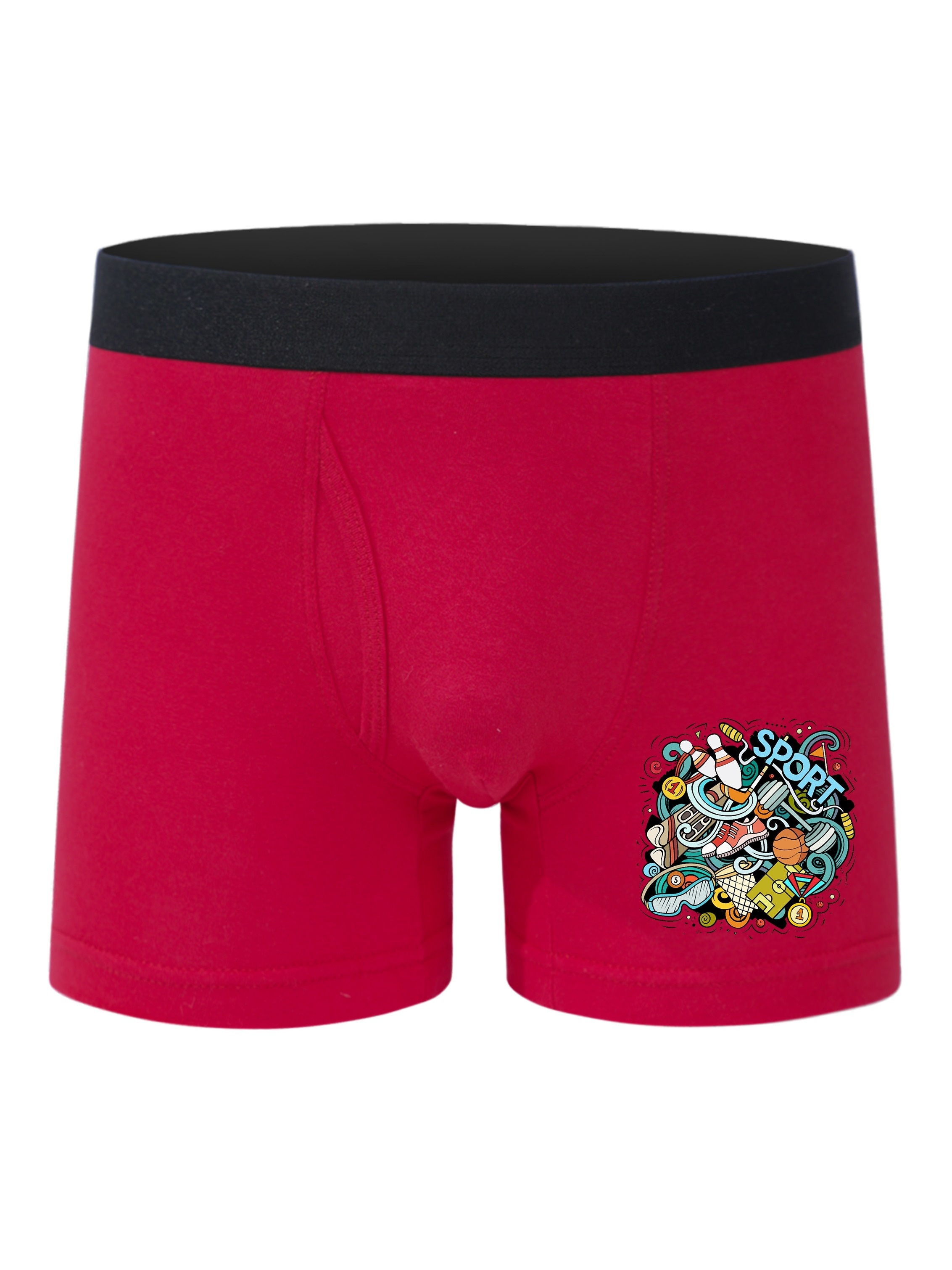 Conjunto 5 Calzoncillos Boxer Niños Estampado Dibujos - Temu