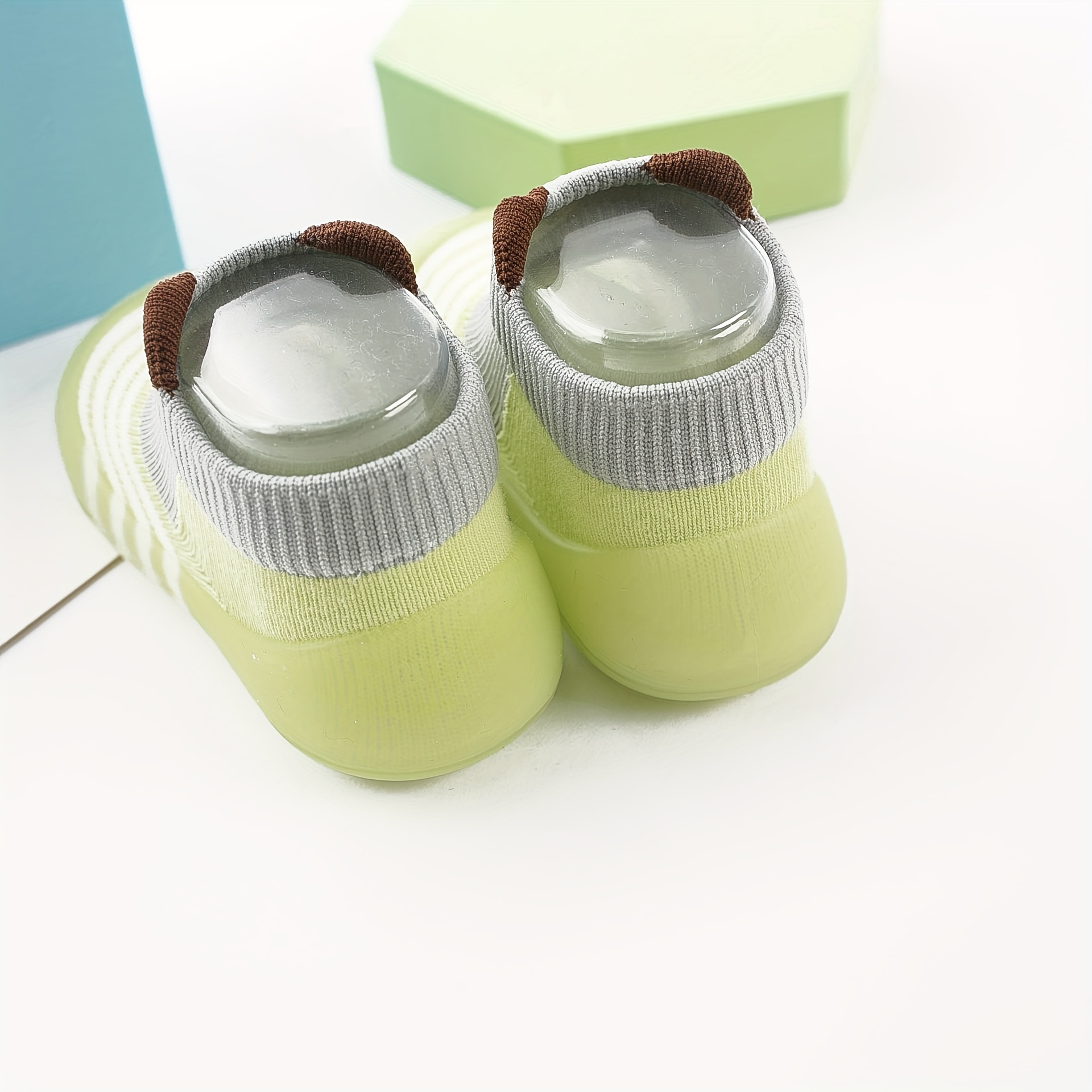 Cute Cartoon Comfortable Slip On Sock Shoes For Baby Boys, Breathable Non Slip Walking Shoes For Indoor Outdoor, Spring And Autumn