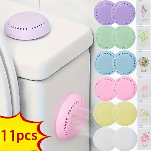 11pcs (10 Fragrance Tablets + 1 Storage Box) - Freshener - Long-lasting Deodorizing, Suitable for Home, Car, Bathroom, Bedroom, Reusable Car Fragrance Diffuser.