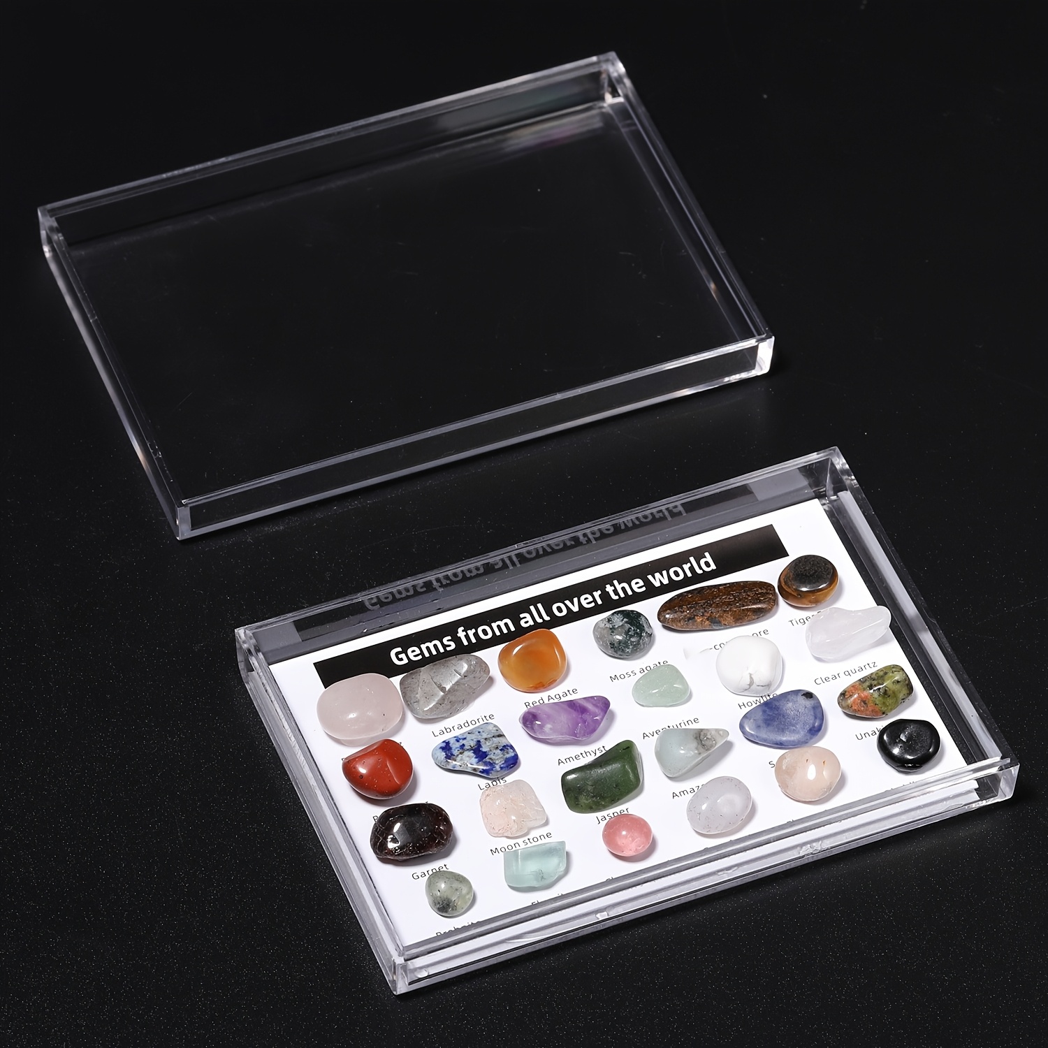 24pcs Natural Stone Mini Mineral Specimens for Home Decoration