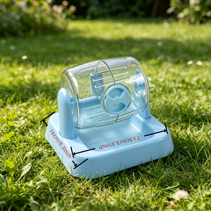 Dual-Use Wheel Feeder for Hamsters and Small Pets