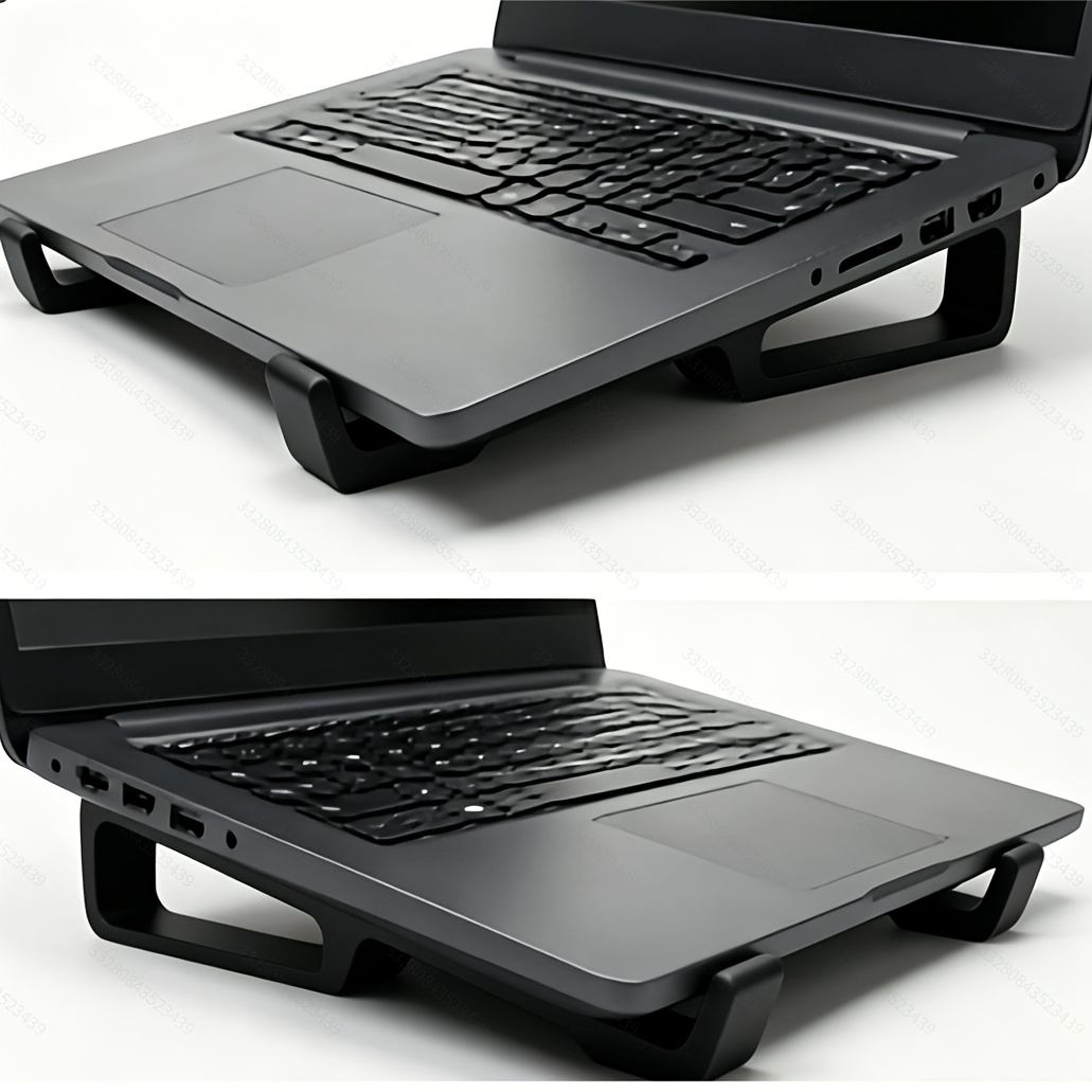TEMU Supporto Portatile per Laptop, Rialzo Ergonomico Stampato per Laptop, Supporto di Raffreddamento e per Uso Desktop, Migliora la Dissipazione del