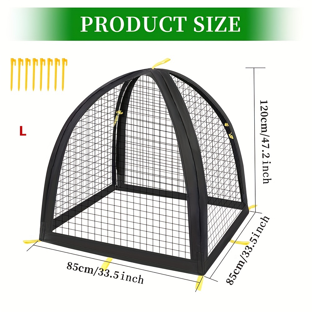 Image of A Plant Bird Net, A Barrier Made Of Fibers To Protect Plants From Birds And Pests