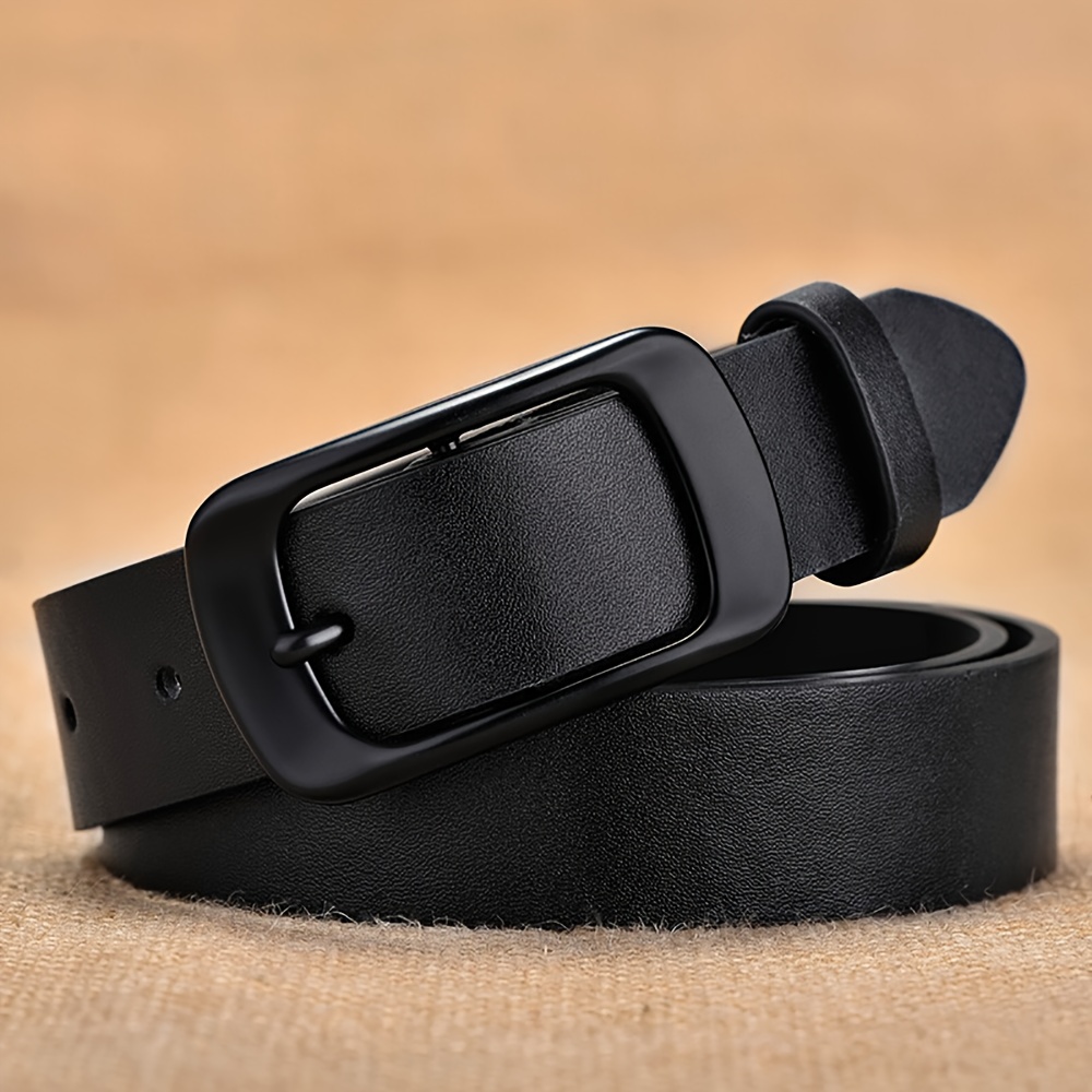 

Versatile Black Pu Belt For Men And Women, Classic And Fashionable Belt For Jeans
