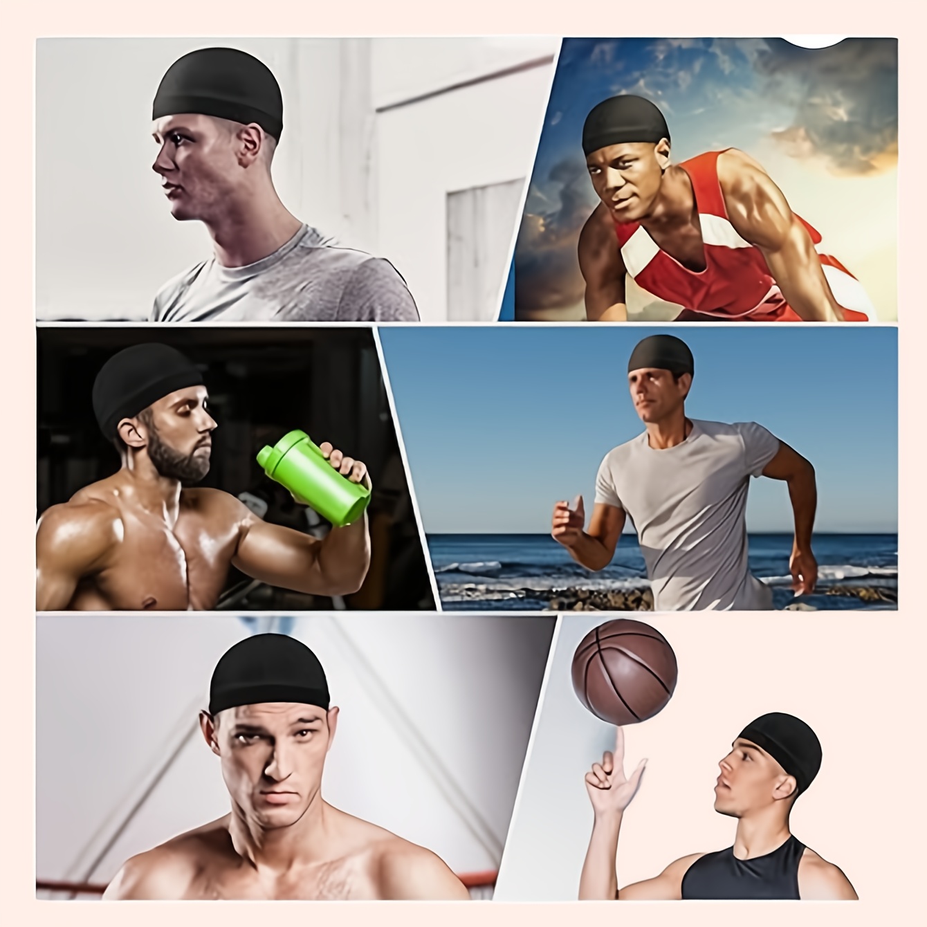 Durag and Wave Cap for Men Women 360 Waves, Satin Durag Extra Long Tails