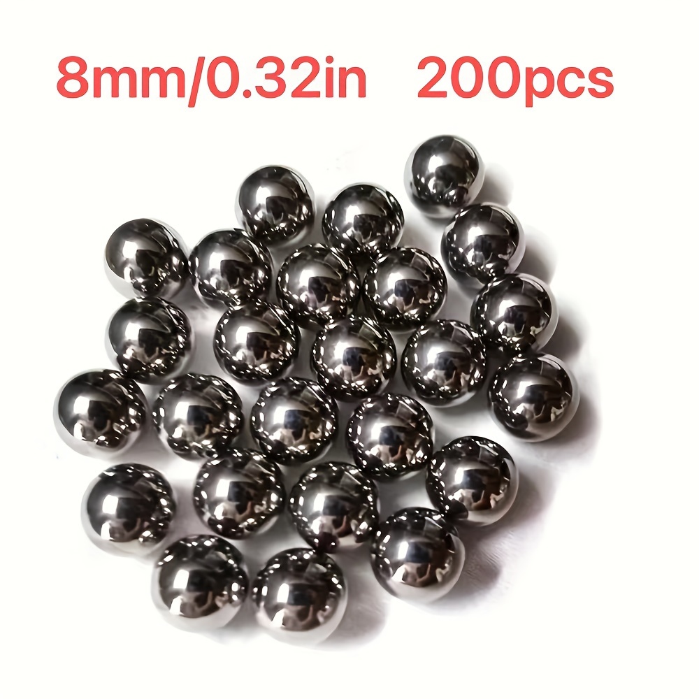 TEMU 8mm Polished Steel Balls - For Industrial Use