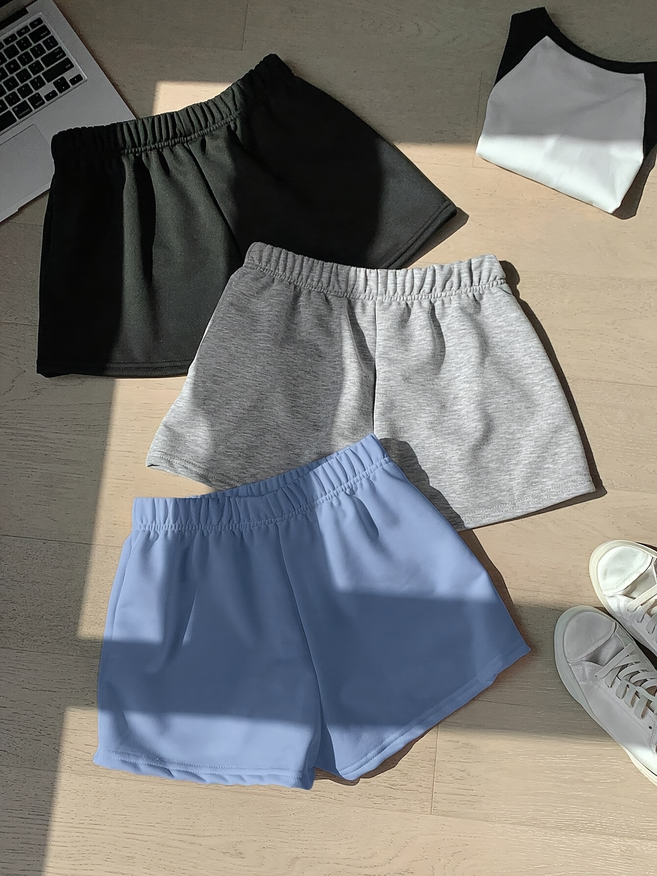 piezas shorts deportivos mujer color Temu Ecuador