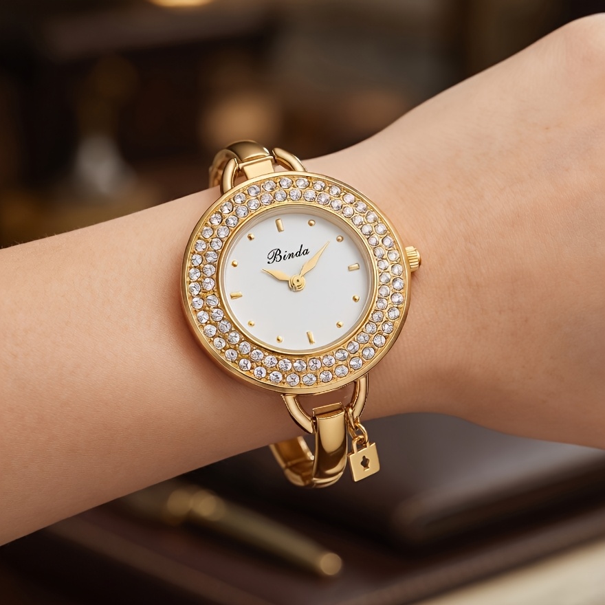1 womens elegant stainless steel quartz watch ow - Temu  display picture 1