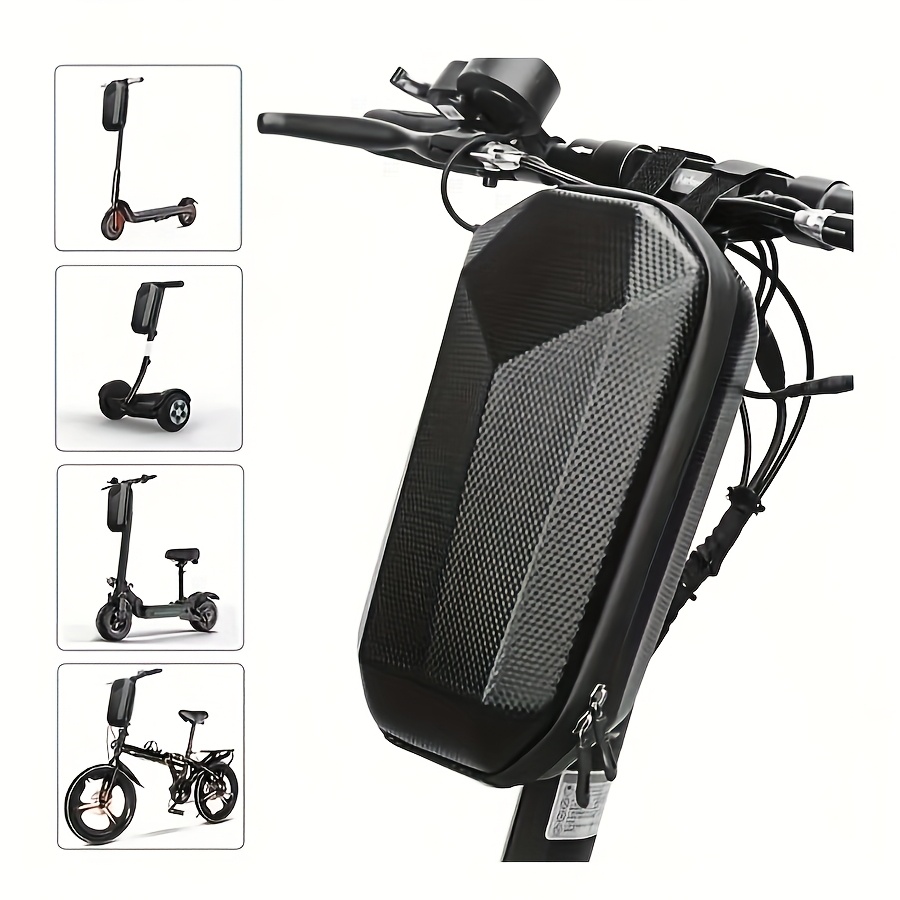 3L Hard Shell Storage Bag Waterproof Scooter Handlebar Bag - 3L Hard ...