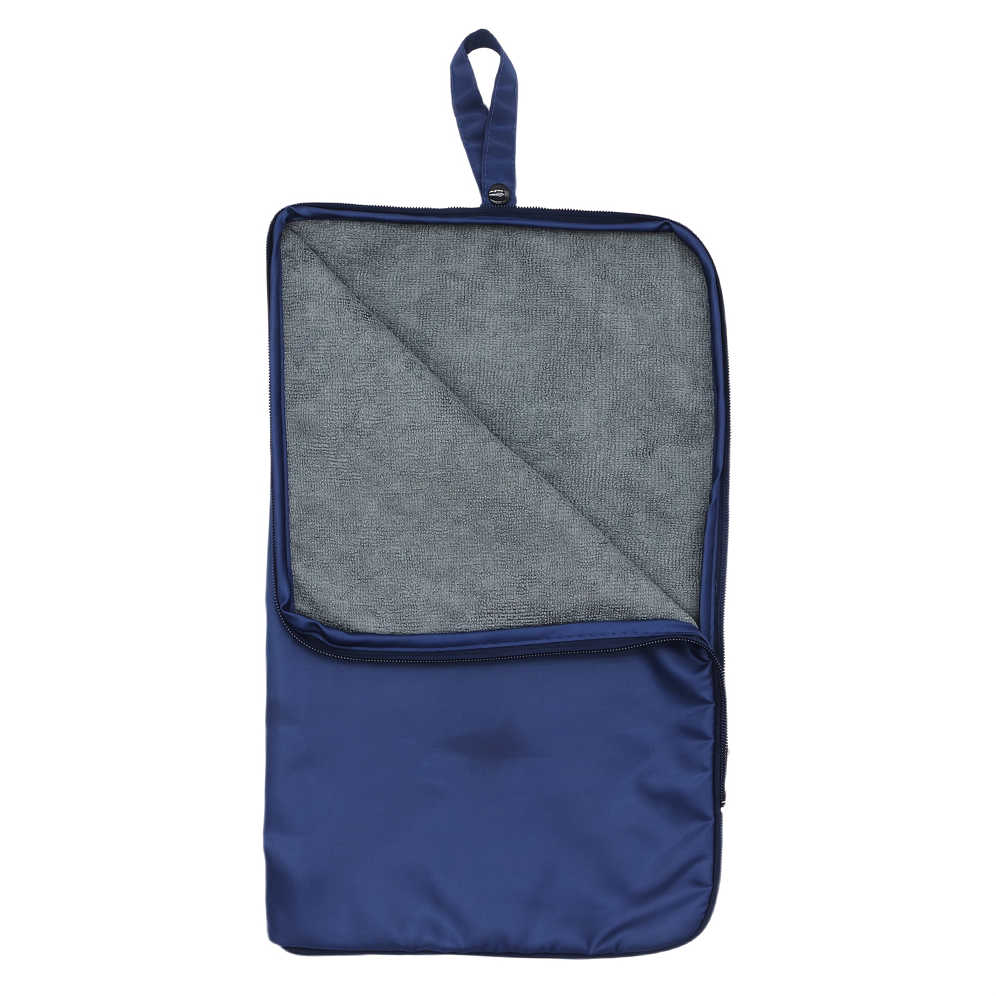 TEMU 1pc Bolsa de Baño con Cremallera y Asa de Presión para Playa y Piscina