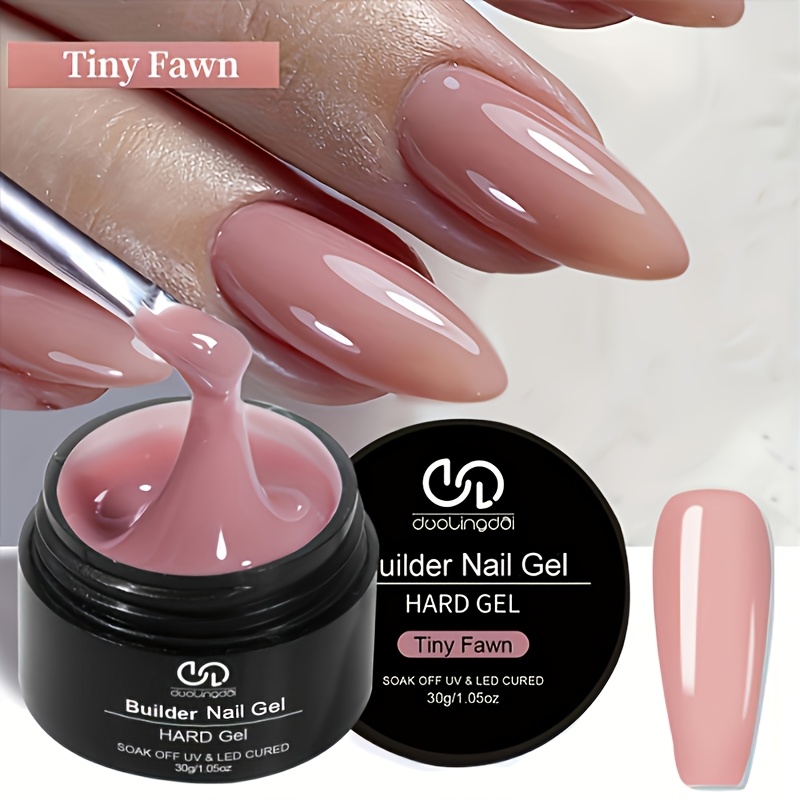 Clear Builder Nail Gel For Extension, Led Lamp Cured Enhancement – Beginner-friendly Manicure Kit With Hardening & Sculpting /led Acrylic Art