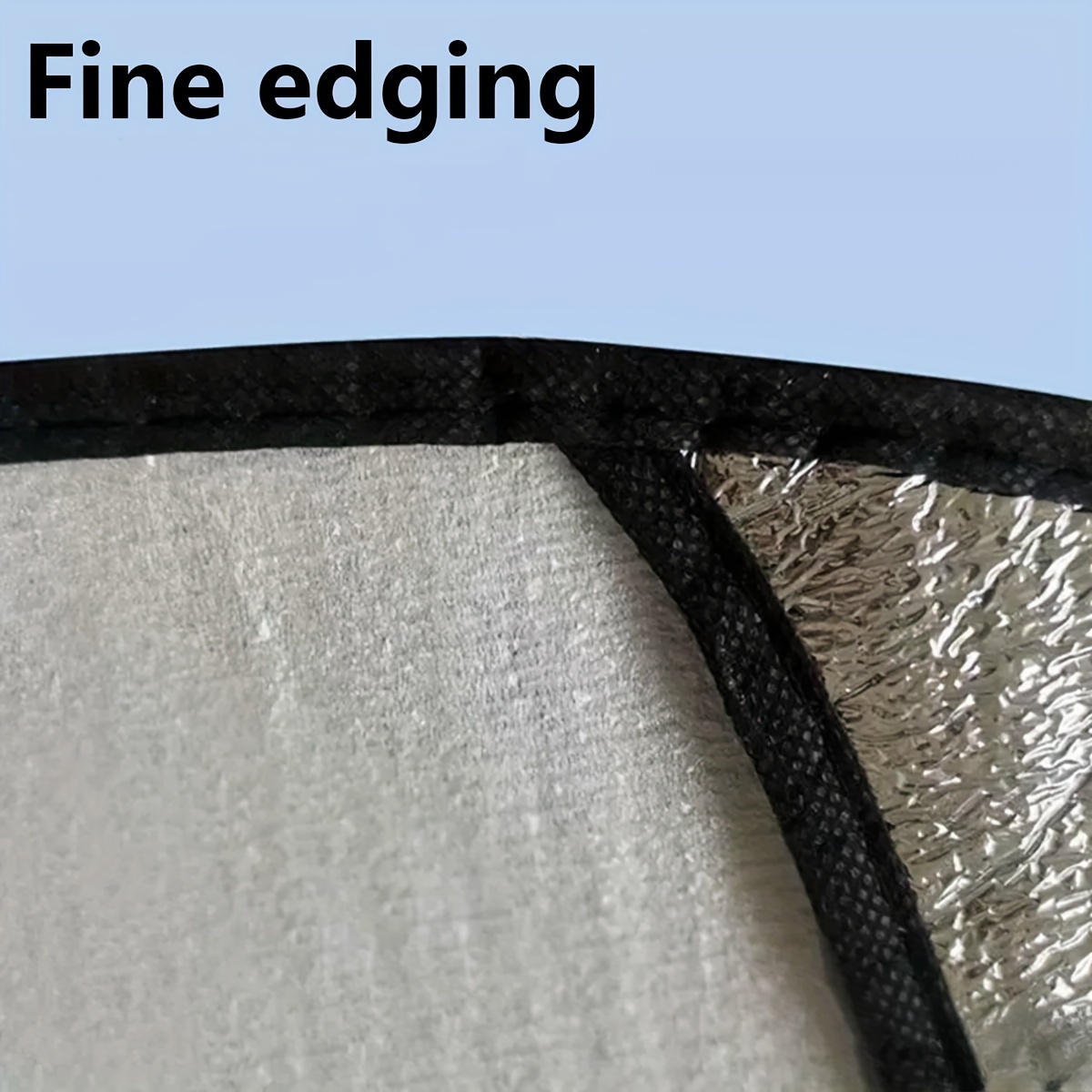 Car Steering Wheel Sunshade Cover ? Universal Fit, UV Protection, Reflective, Heat Resistant, PP Material, Without Inner Circle ? Fits Multiple Models (Pack of 1)