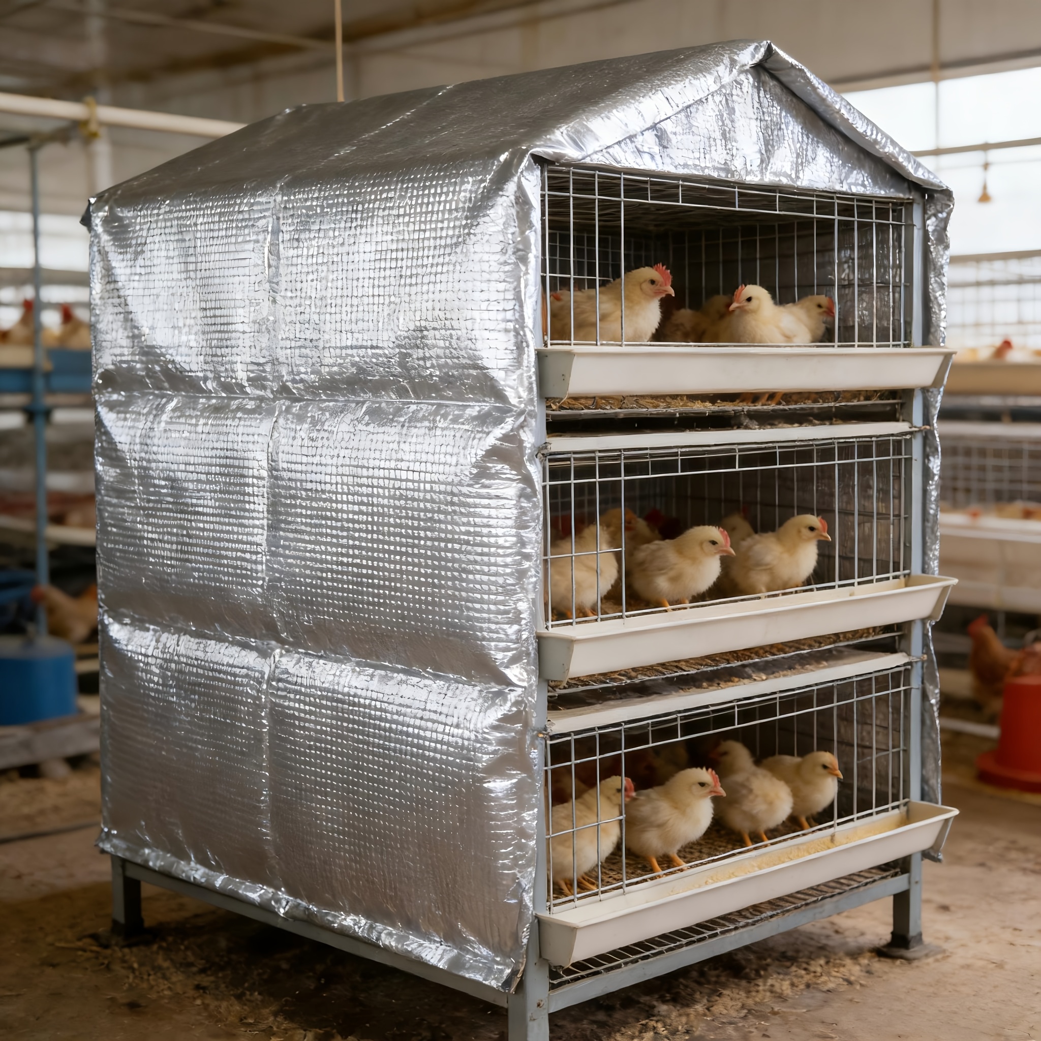 TEMU Chicken Coop Windproof Insulation Film, Sunshade Film, Window Film, Ice Product Insulation Film, Car Soundproof Insulation Film, Pet Accessory,