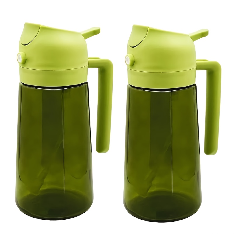 TEMU 2 Pack-2in 1 Oil Sprayer For Cooking, Olive Oil Dispenser Bottle Spray And Pour For Air Fryer, Salad, Frying, Bbq