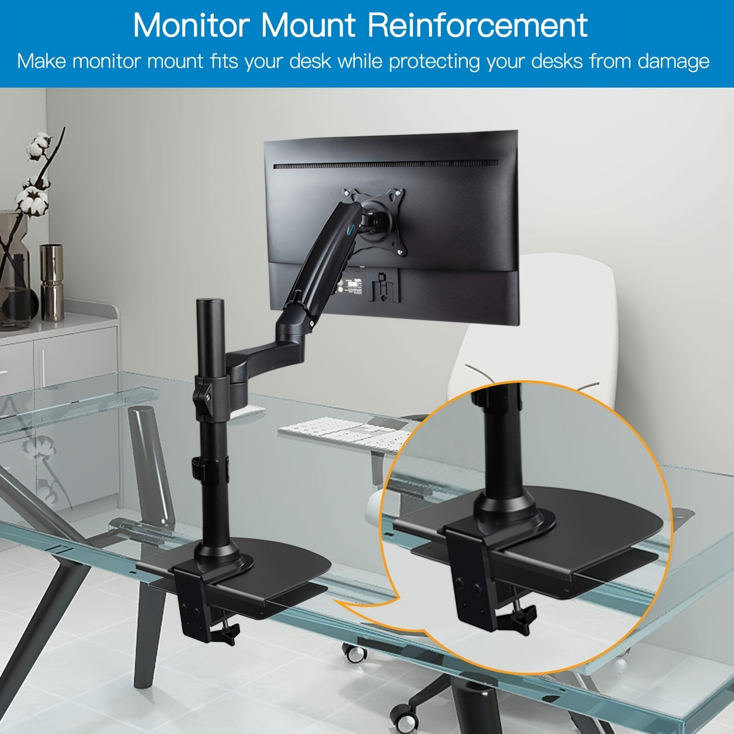How to Attach Spring Monitor Arm to Glass Desk: Easy Step-by-Step Guide