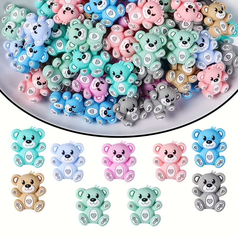 Coole Silikon-Perlen Für DIY-Projekte - 12 Mm, Bunte Farben, Perfekt Für Schmuck & Schlüsselanhänger