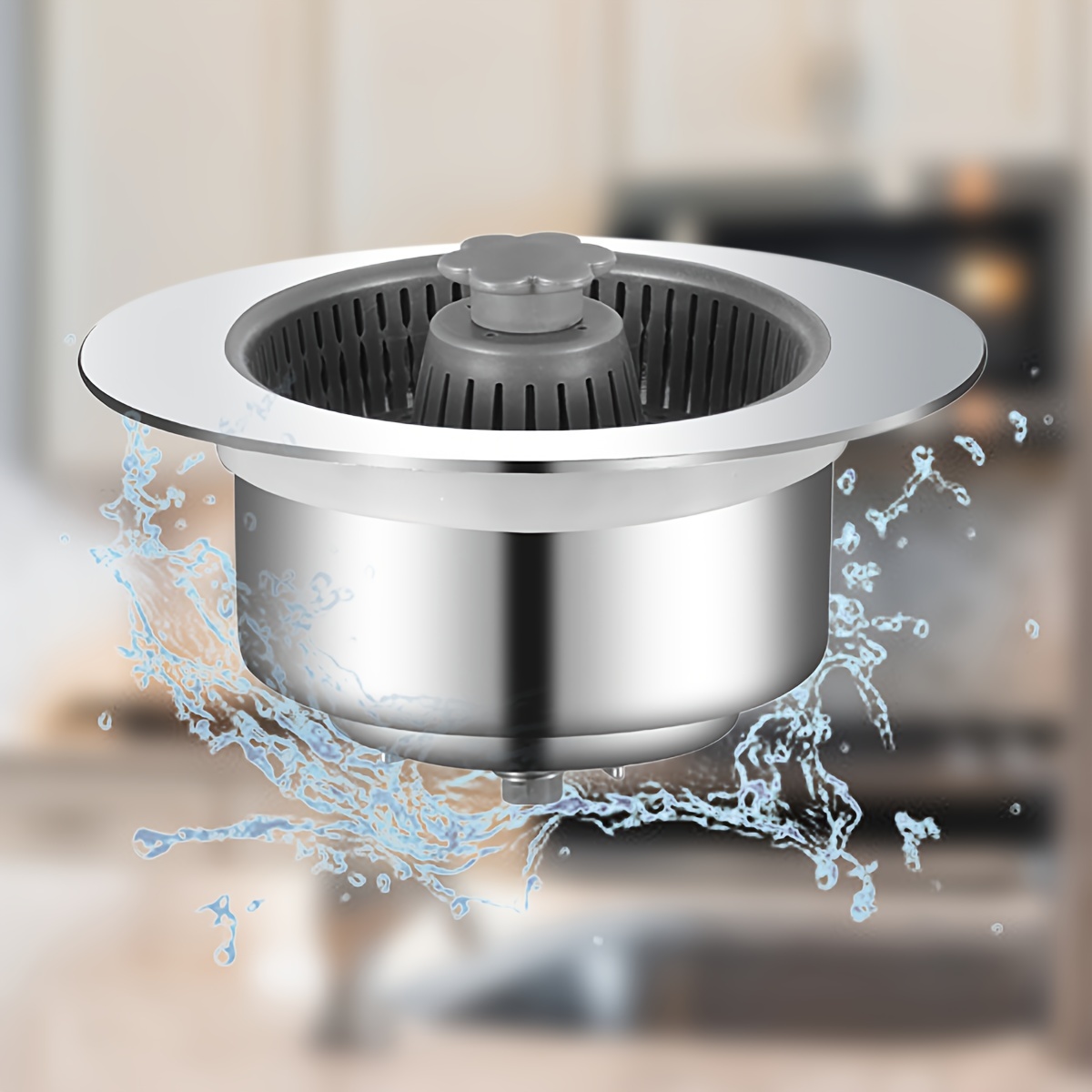 Kitchen Sink Strainer Drain Stopper Set Multi layer Sealing Temu