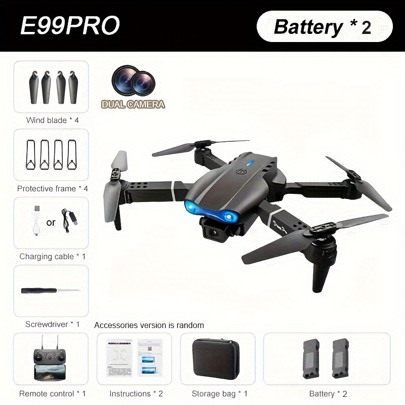 Temu – TEMU 2024 New Fpv Drone With Camera, Wifi & Positioning, Obstacle Avoidance, Quadcopter Suitable For Beginners, -free Drones For &, Fpv Racing &